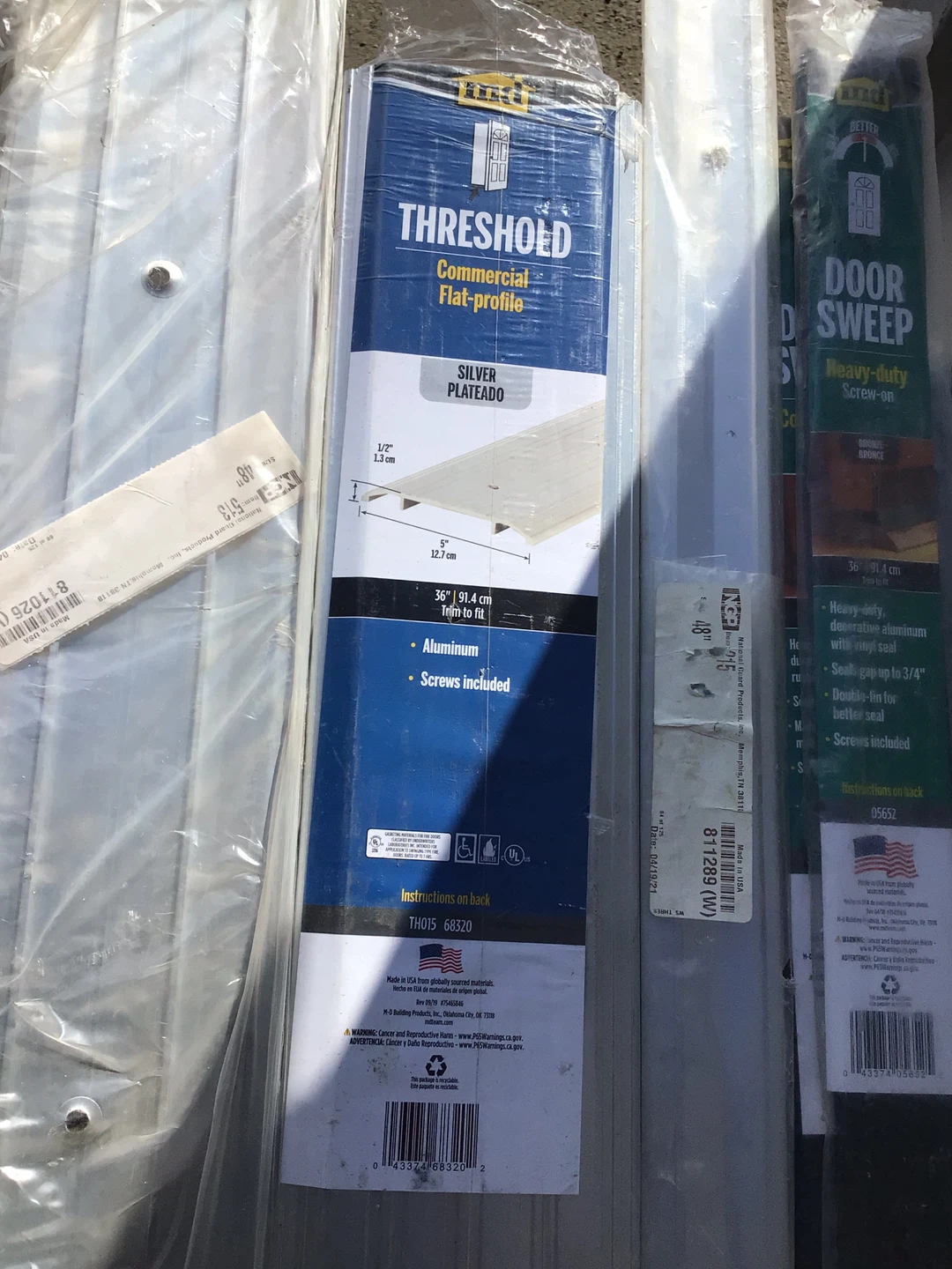 Commercial Flat-Profile Door Weatherstripping…different sizes - photo 5