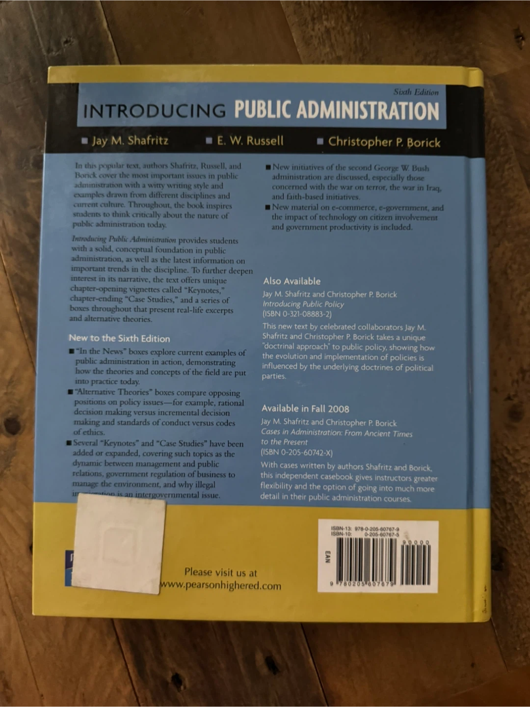 Introducing Public Administration Sixth Edition Textbook - photo 2