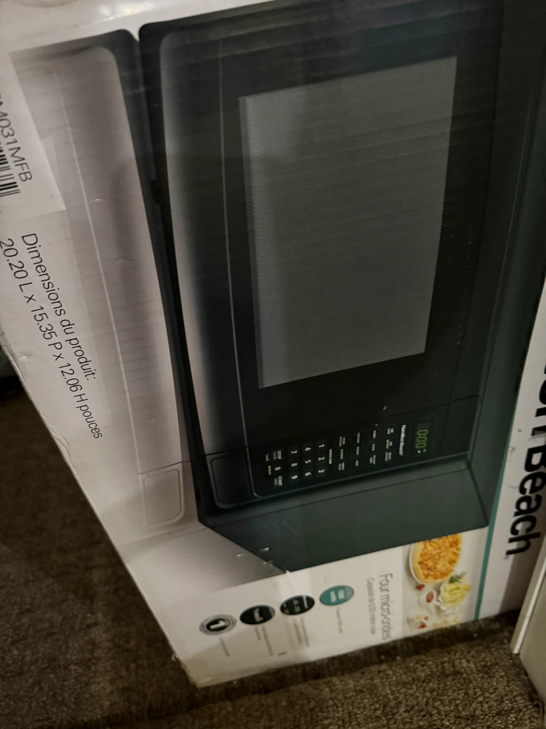 Hamilton Beach Black Microwave - photo 2