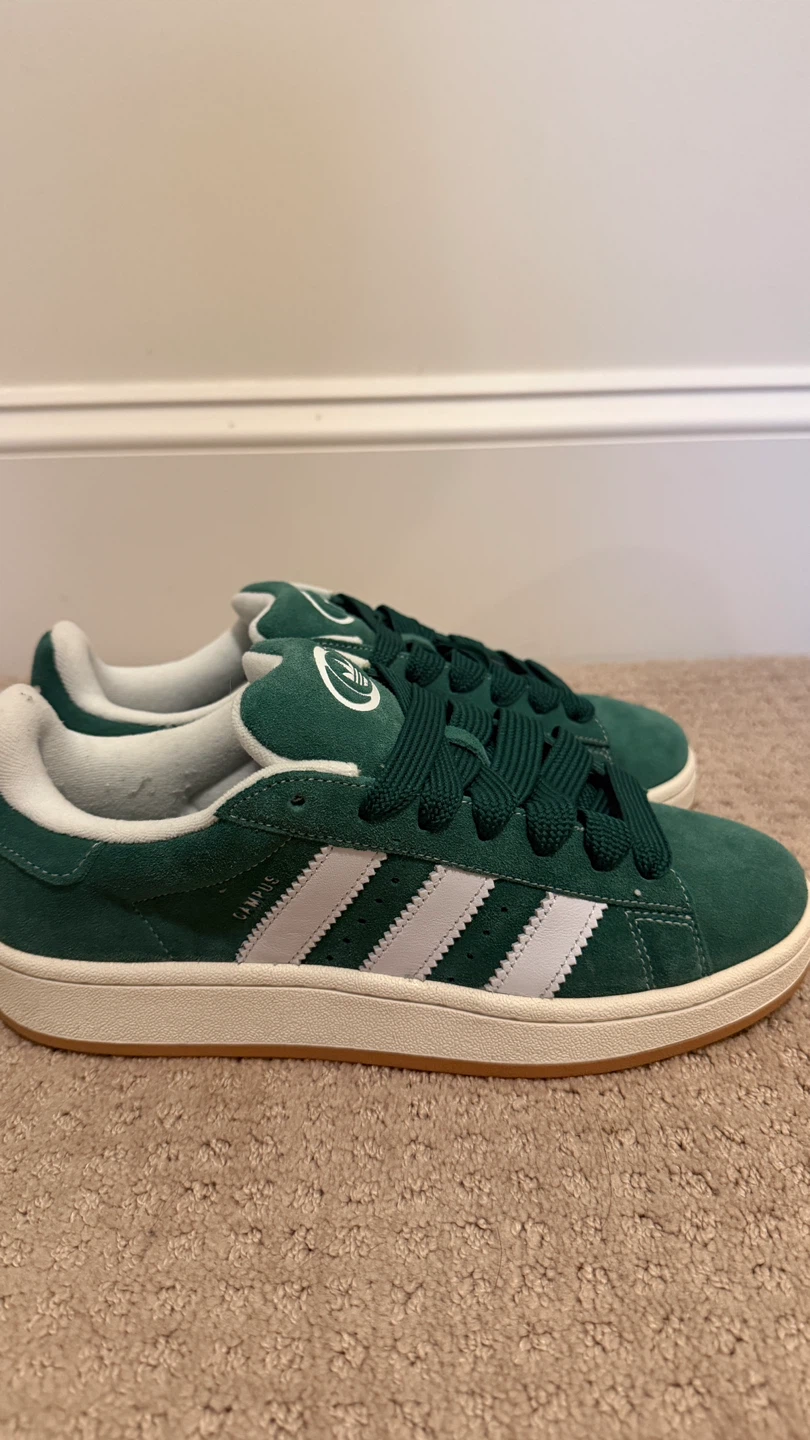 Adidas Campus Sneakers Green Suede - photo 4