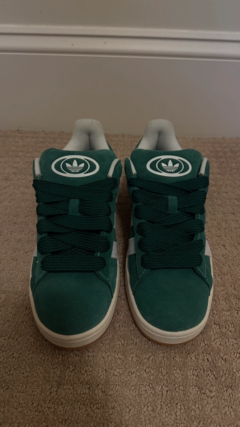 Adidas Campus Sneakers Green Suede