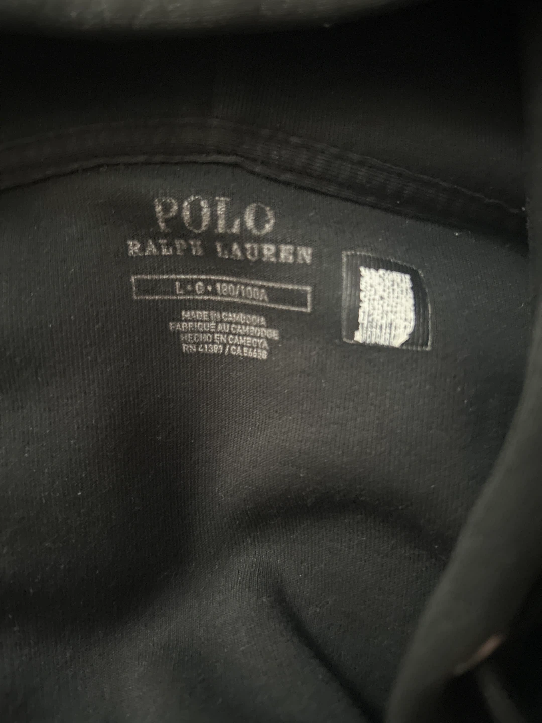 Polo Ralph Lauren Black Full Zip Hoodie - photo 2