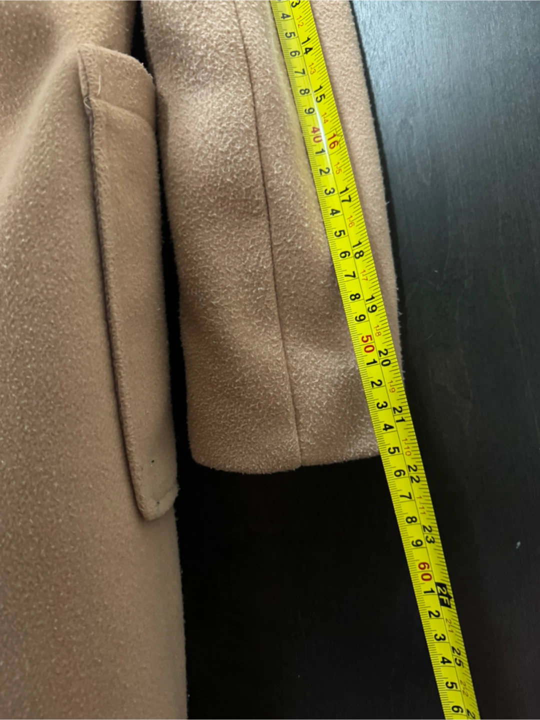 Camel Duffle Coat with Fur Hood - photo 5