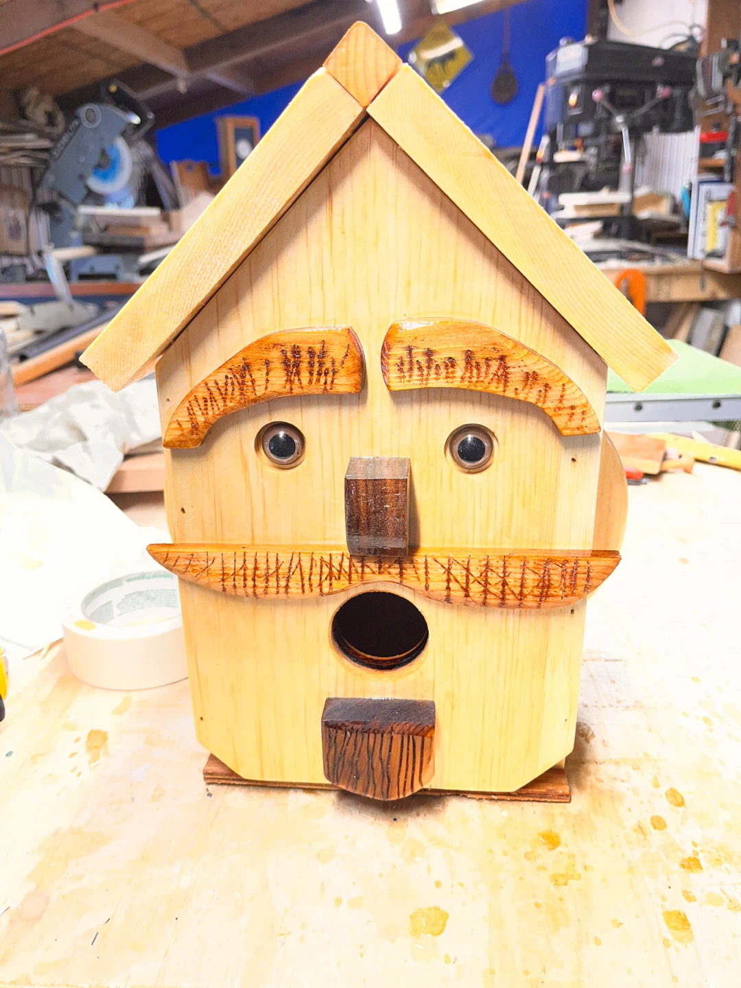 Handmade Wooden Birdhouse