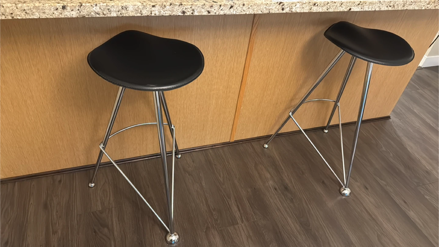 Mid Century Bar Stools - (Set of 2) - photo 3