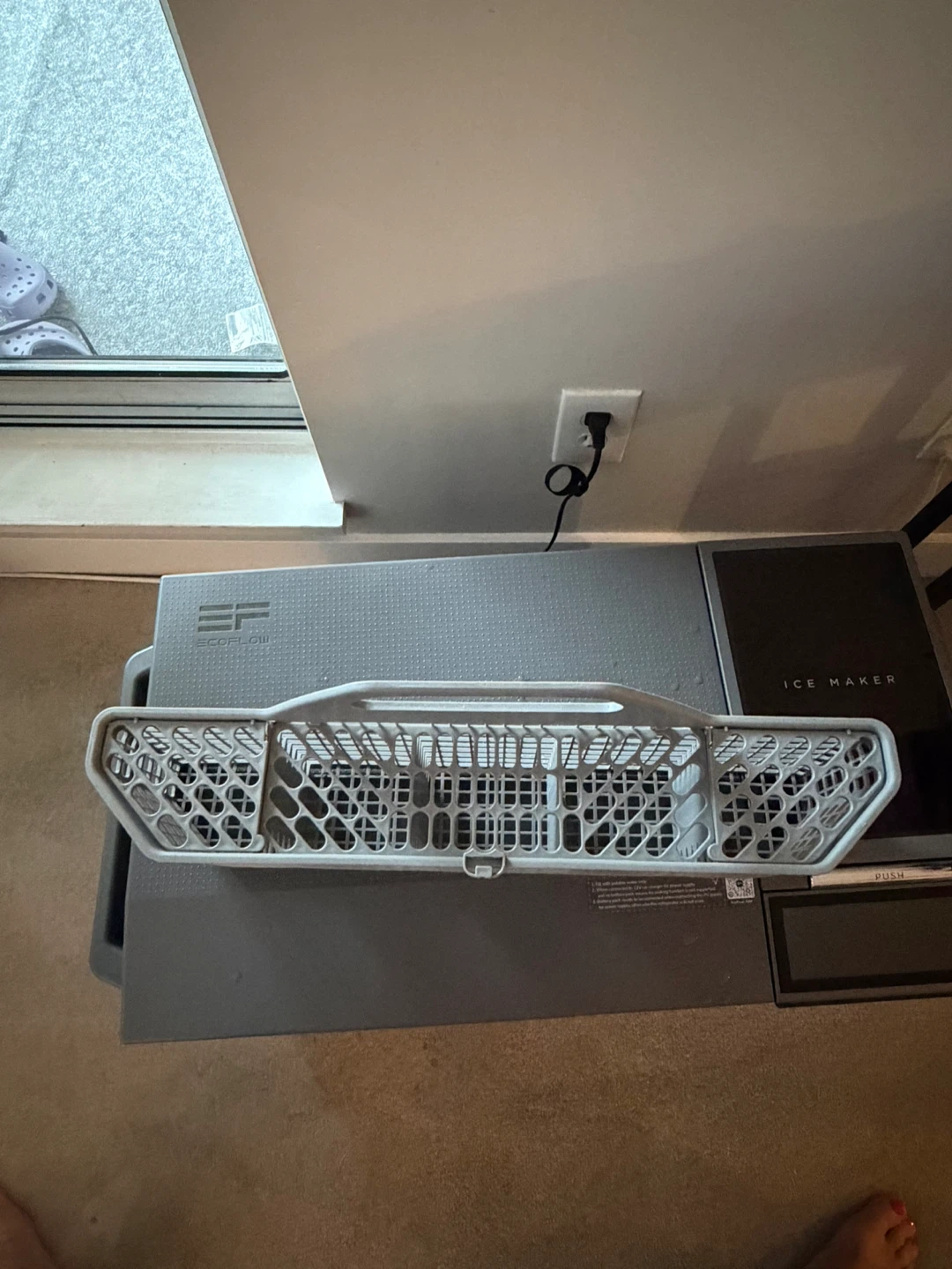Grey Dishwasher Cutlery Basket with Handle - photo 3
