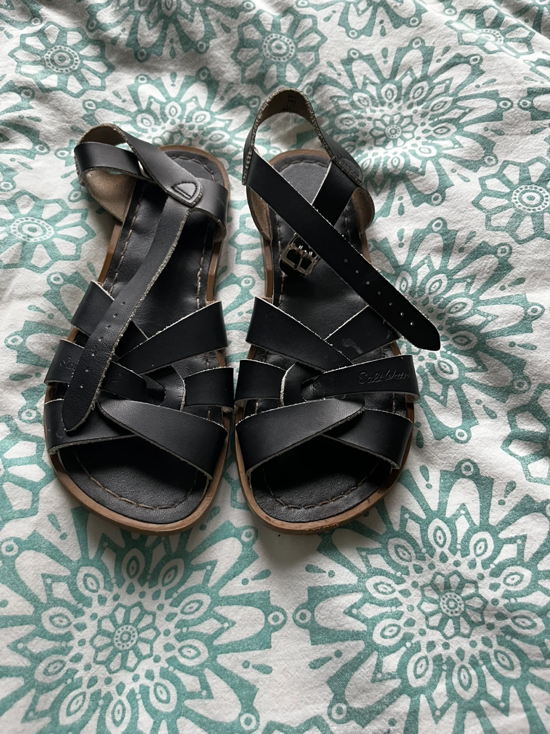 Black Salt Water sandals!