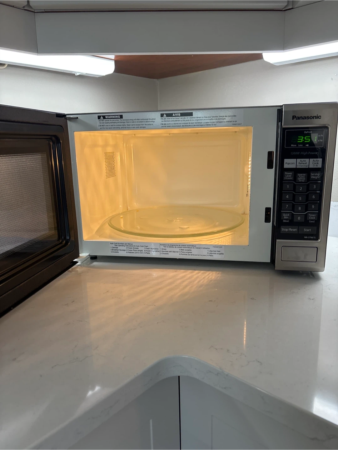 Panasonic Inverter Microwave - photo 2