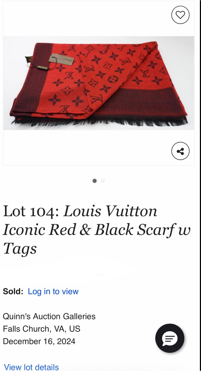 Louis Vuitton Scarf - tag still on, really good condition - photo 5