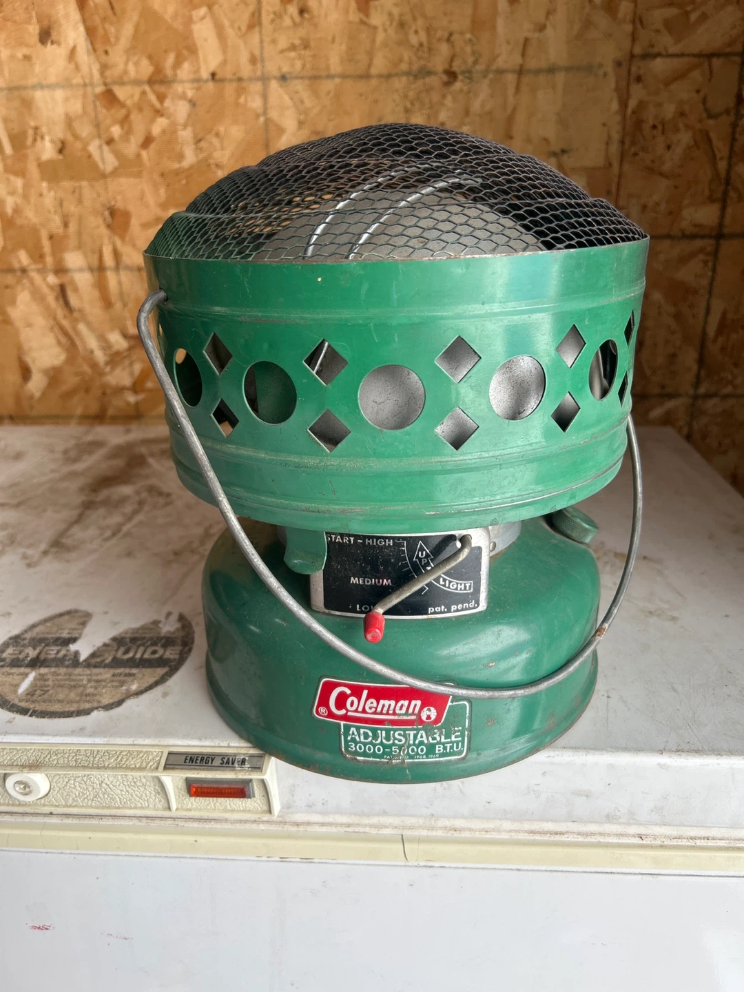 Coleman Adjustable Propane Heater 3000-5000 BTU