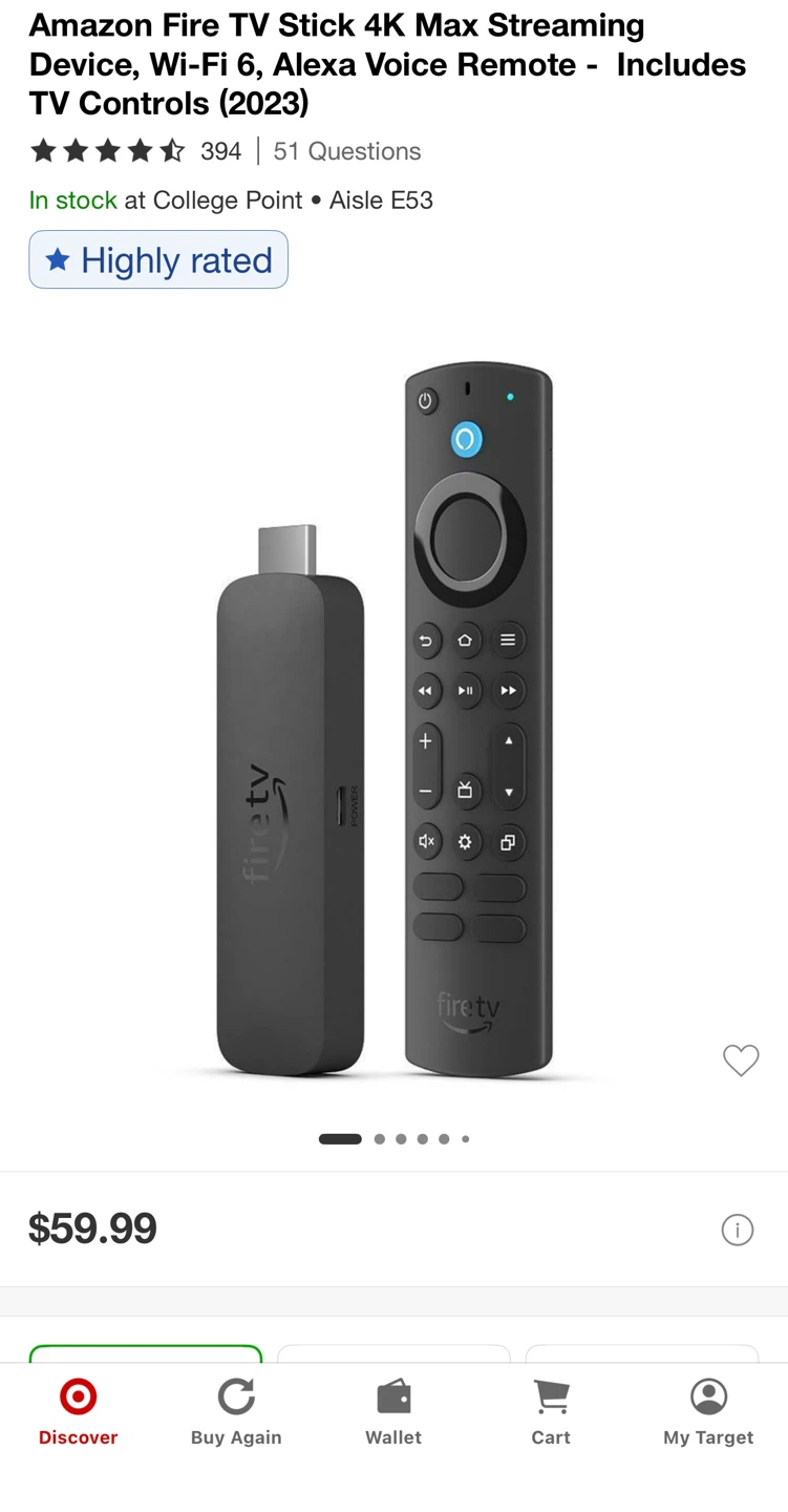 Amazon Fire TV Stick 4K-16 Gb