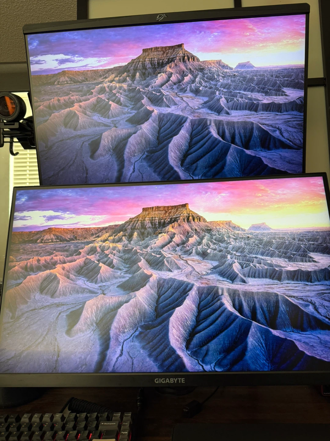 Rog Swift & Gigabyte Monitors