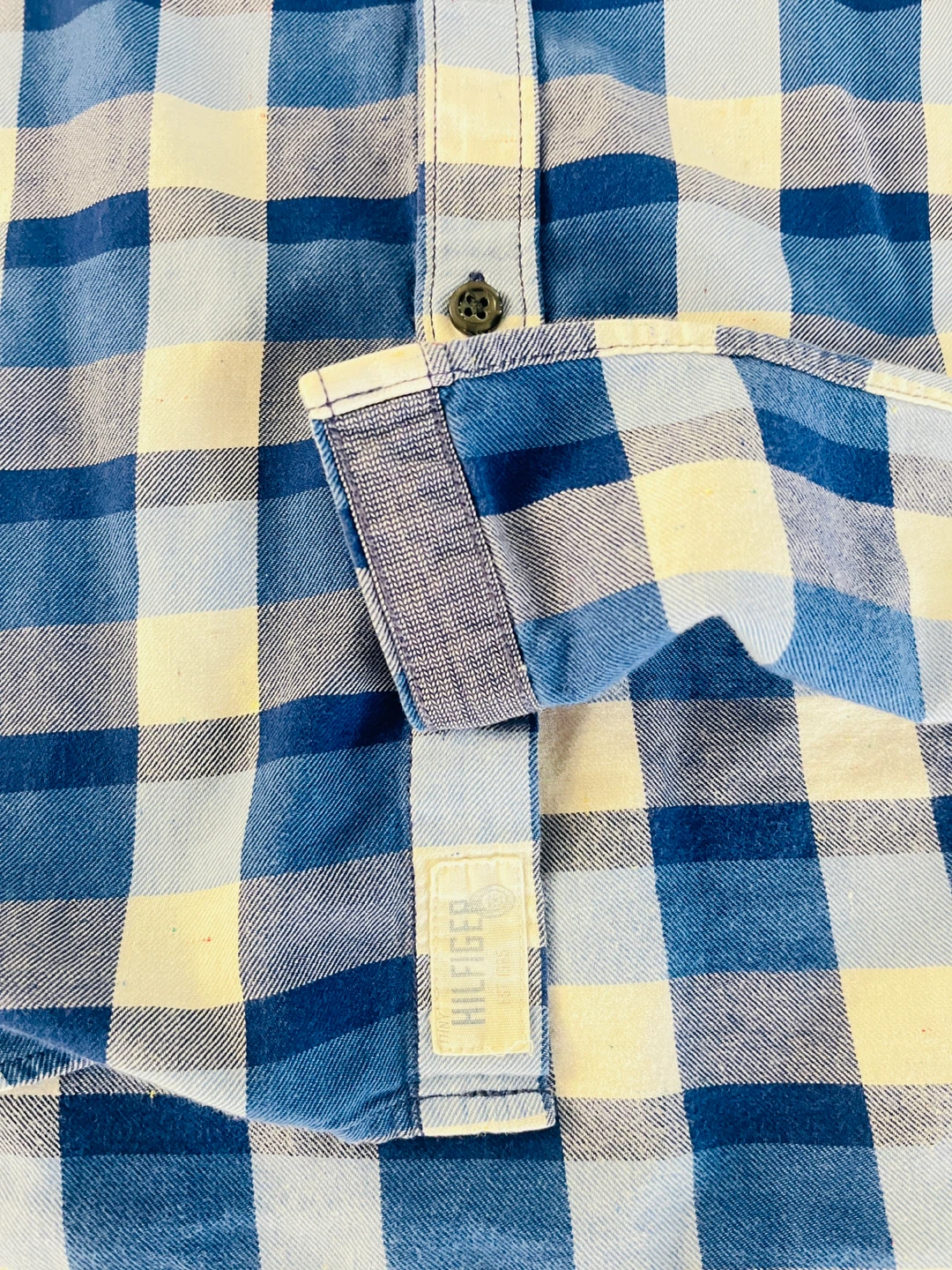 Tommy Hilfiger Men's Blue Plaid Button-Down Shirt - New York Fit - photo 4