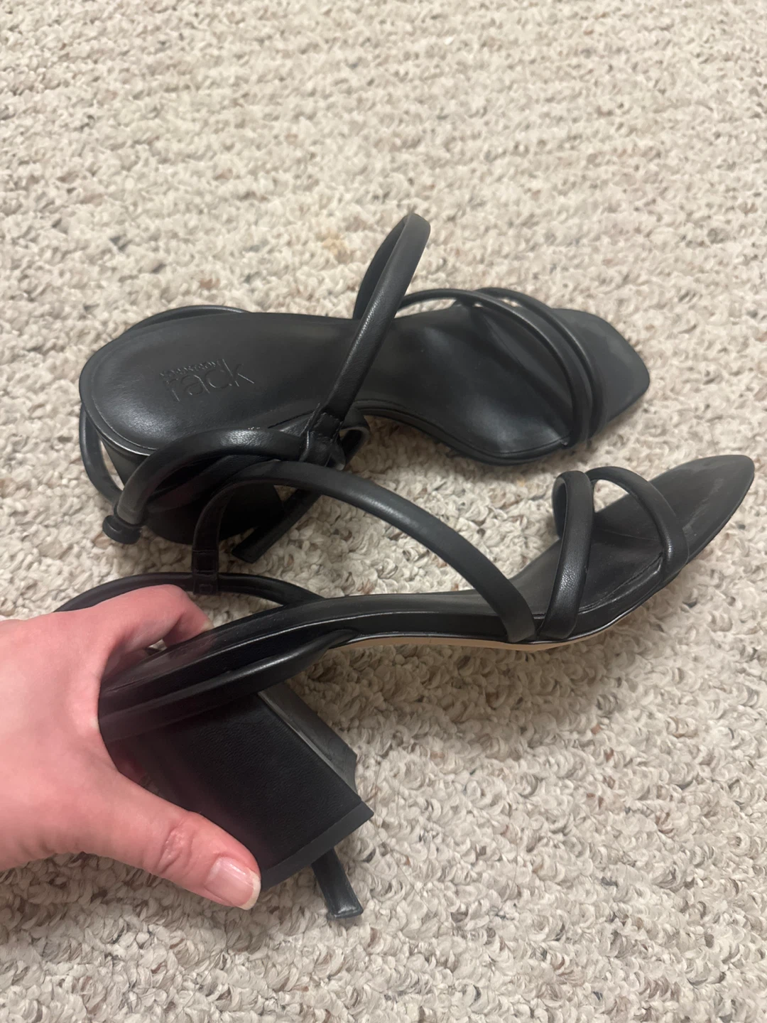 Black Strappy Heeled Sandals - photo 2