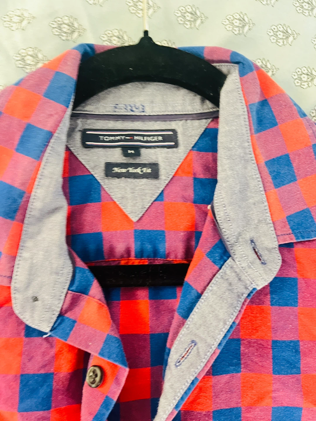 Tommy Hilfiger New York Fit Plaid Button-Down Shirt Men's Medium - photo 2