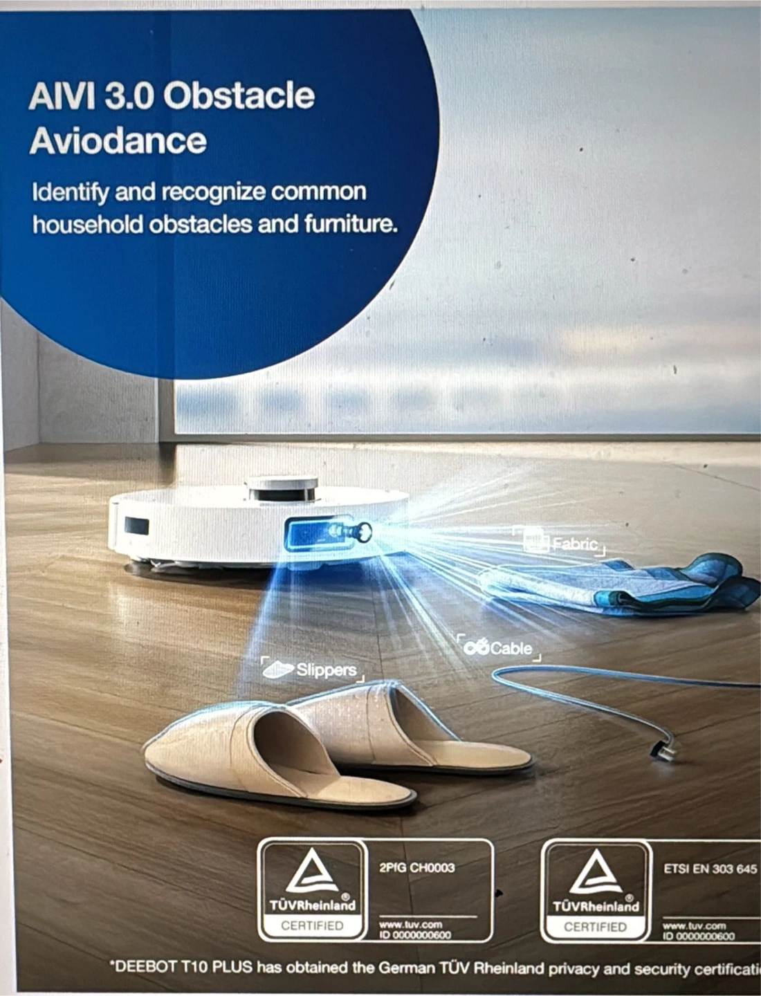 ECOVACS DEEBOT T10 Plus Robot Vacuum & Mop Combo - photo 4