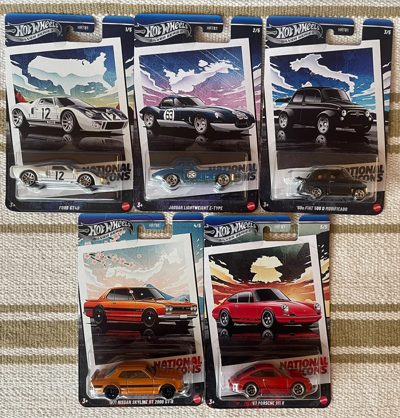 Hot Wheels Silver Series National Icons Car