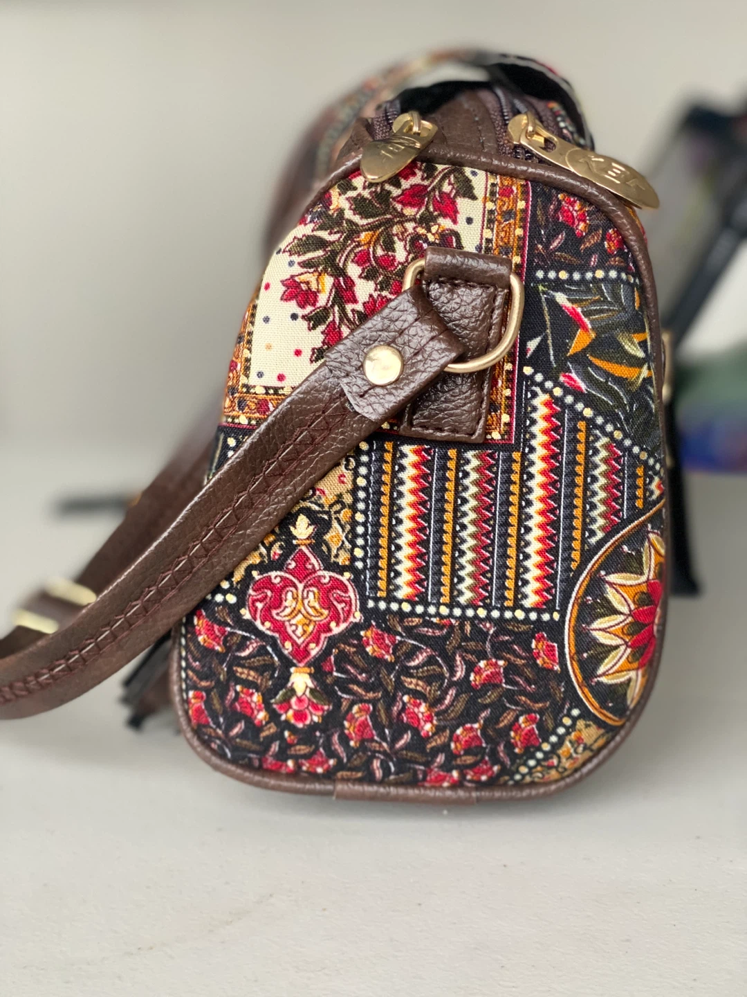 Handcrafted Boho Patchwork Crossbody Bag - photo 4
