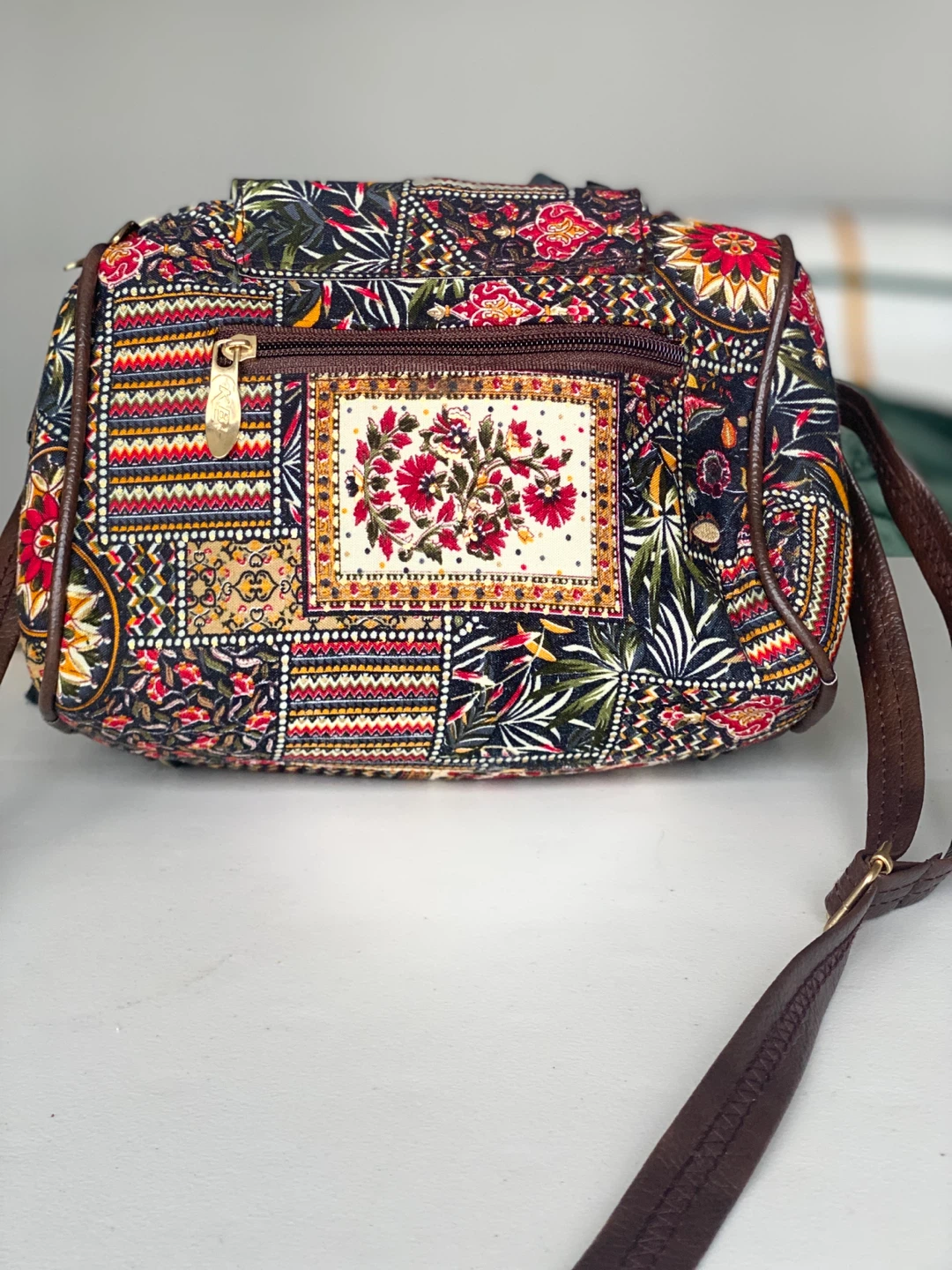 Handcrafted Boho Patchwork Crossbody Bag