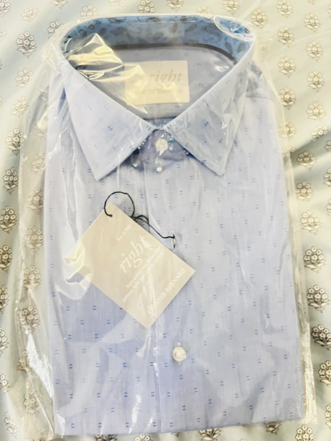 Chester Bernard Men's Light Blue Dress Shirt - photo 2