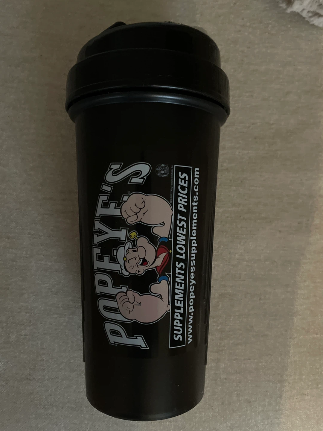 Popeye's Supplements Shaker Bottle