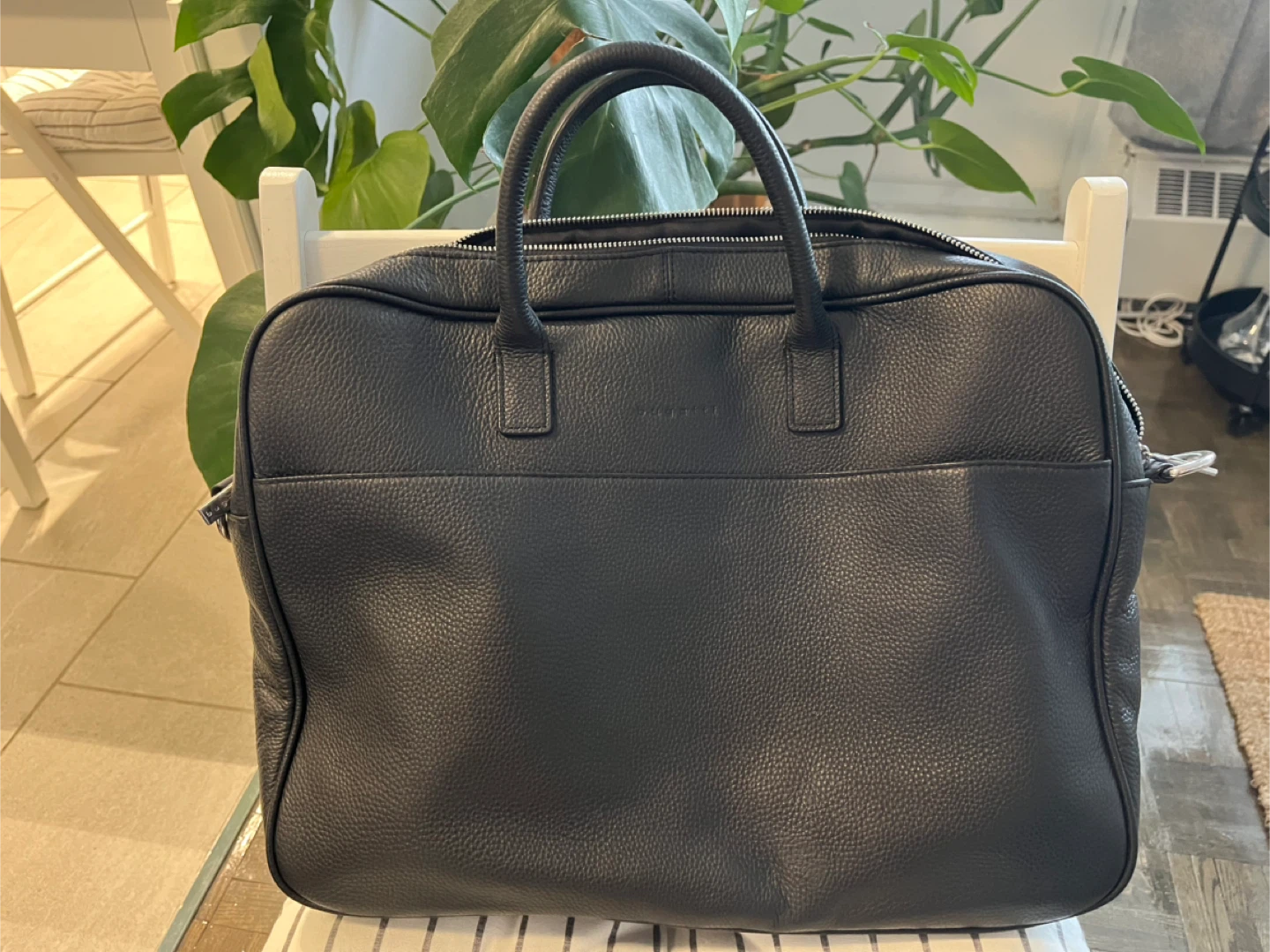 Mens Leather Briefcase / Laptop Bag - photo 2