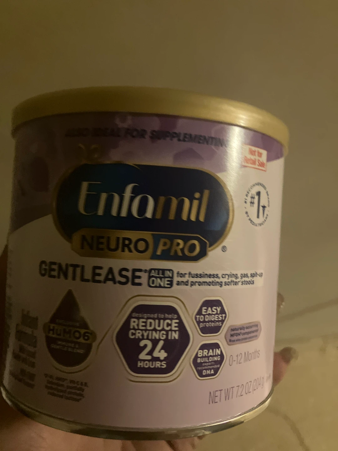 Enfamil NeuroPro Gentlease Infant Formula, 7.2 oz - photo 2