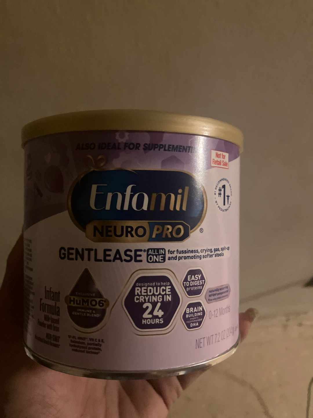 Enfamil NeuroPro Gentlease Infant Formula, 7.2 oz