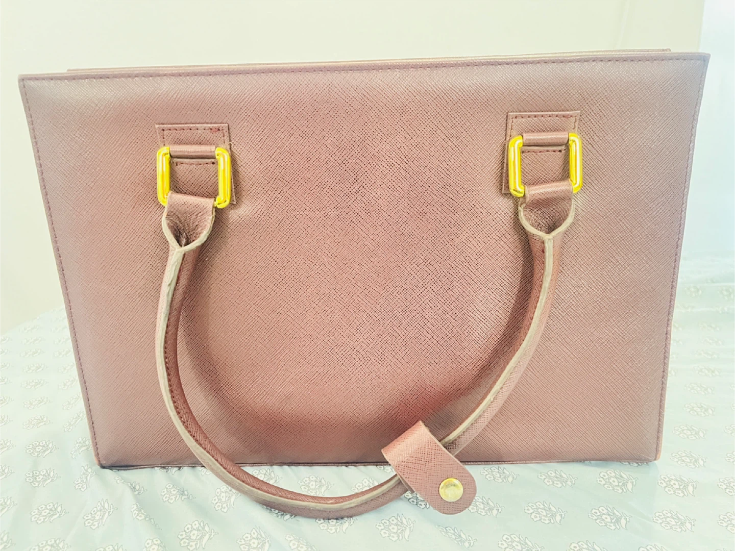 HUB, Pink Faux Leather Tote Bag - photo 5