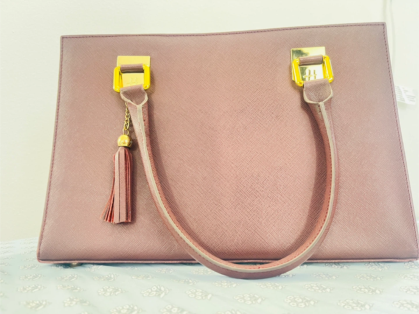 HUB, Pink Faux Leather Tote Bag - photo 4