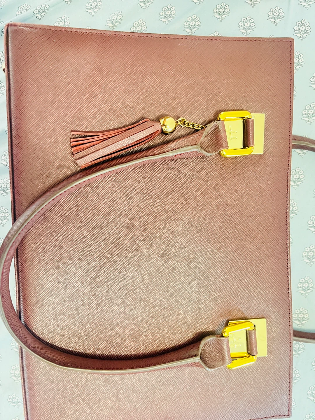 HUB, Pink Faux Leather Tote Bag - photo 3
