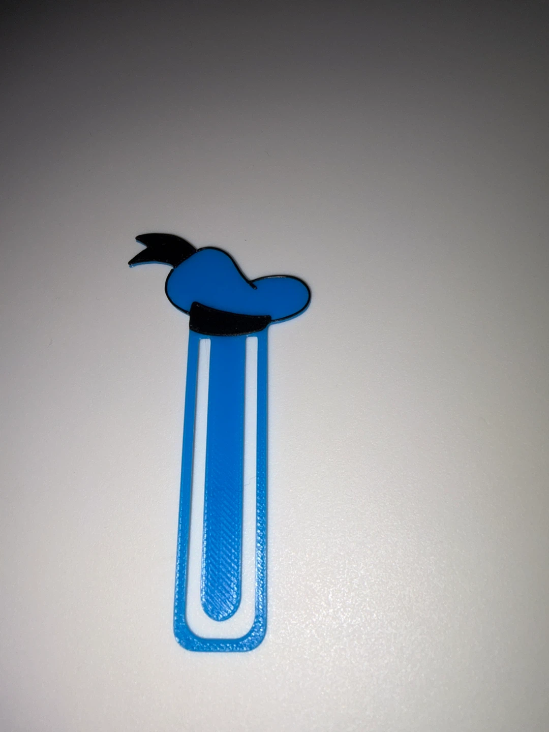 Blue Donald Duck Hat Bookmark