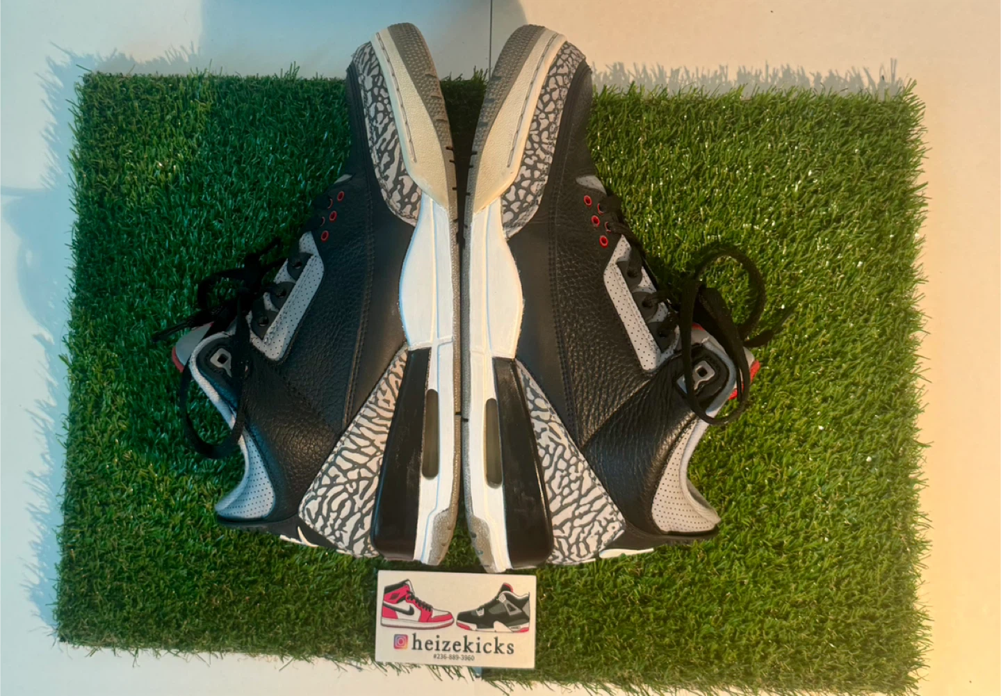 Jordan 3 Black Cement size 9.5 - photo 5