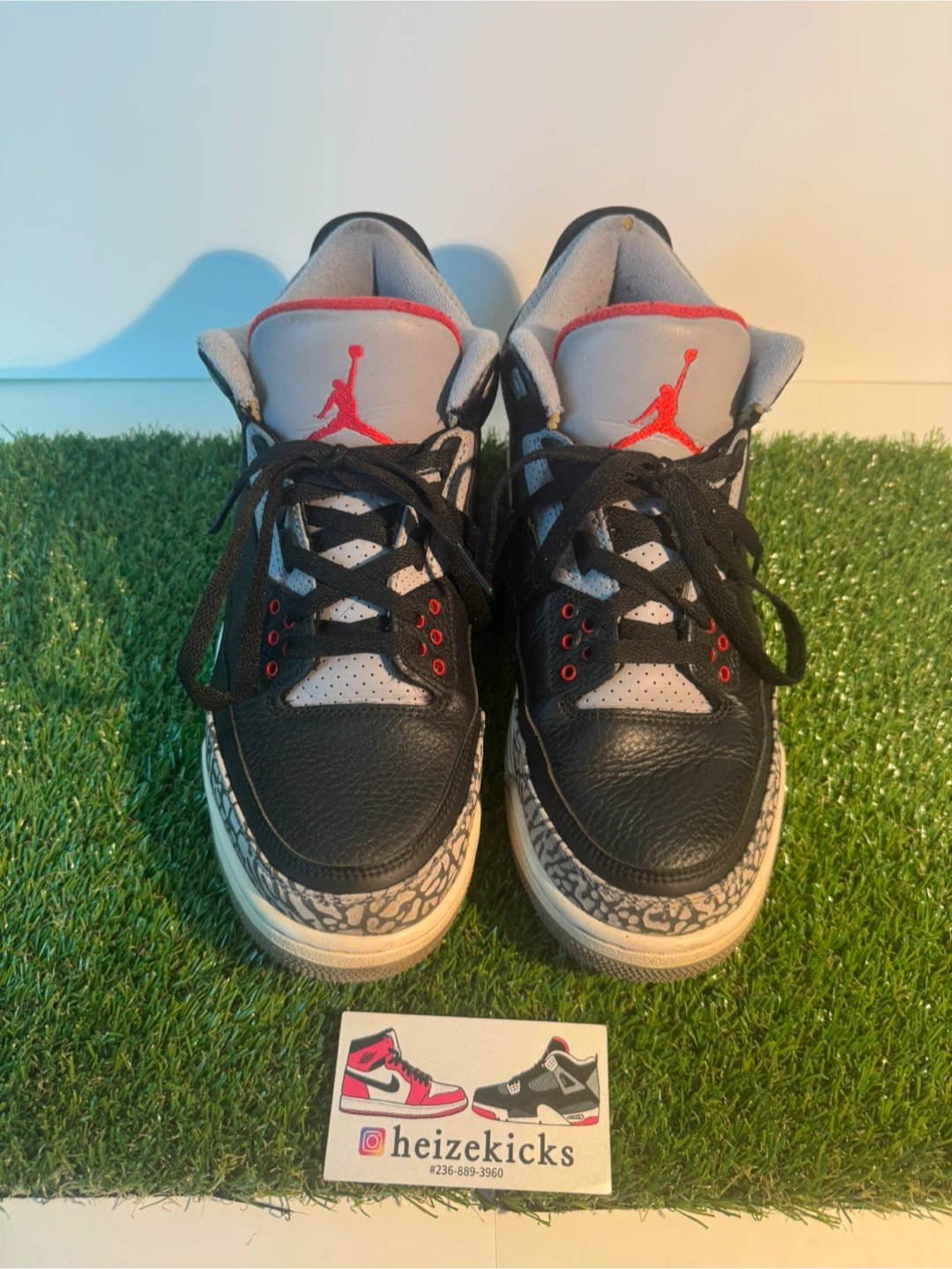 Jordan 3 Black Cement size 9.5 - photo 2