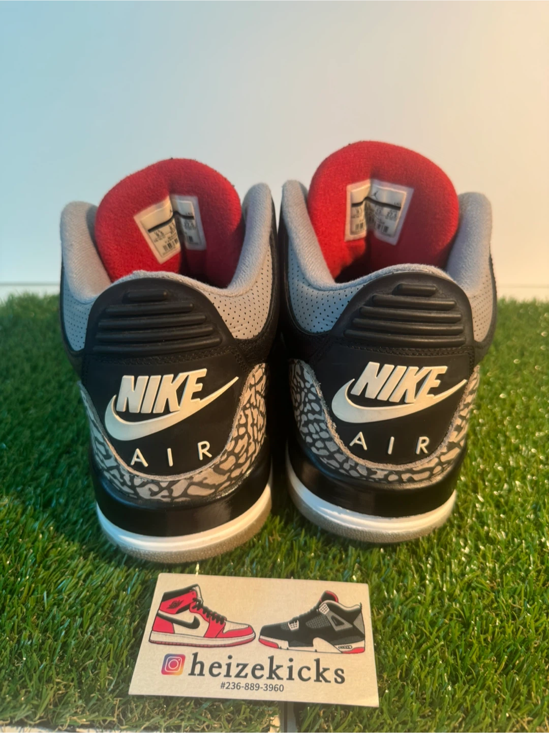 Jordan 3 Black Cement size 9.5 - photo 3