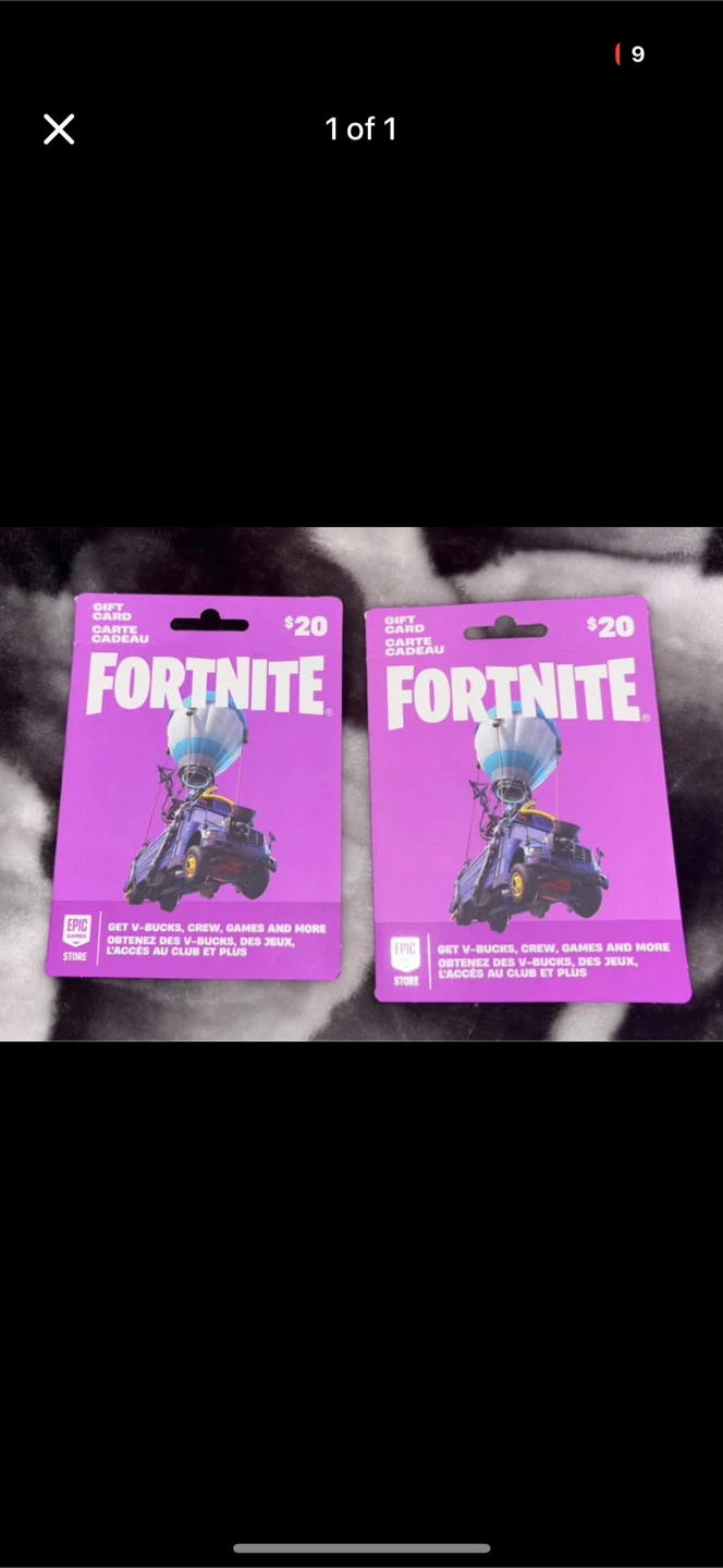 Fortnite $20 Gift Cards (2 Pack)