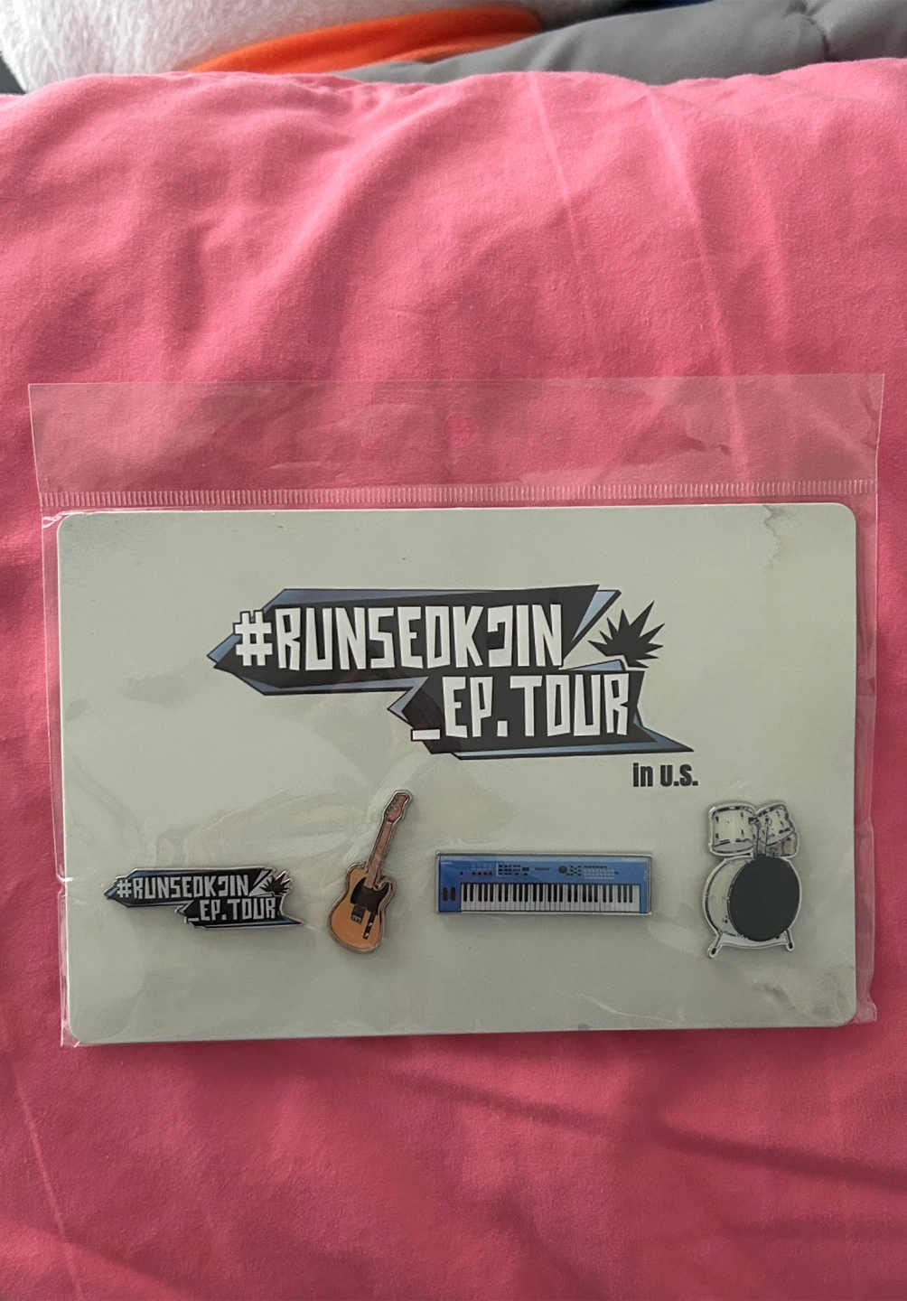 BTS Run Seokjin Pins