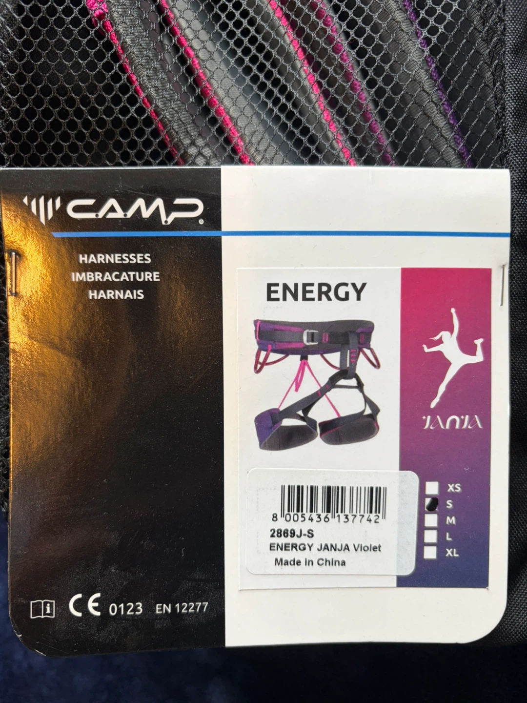 CAMP Energy Janja Harness - Violet, Size S - photo 2
