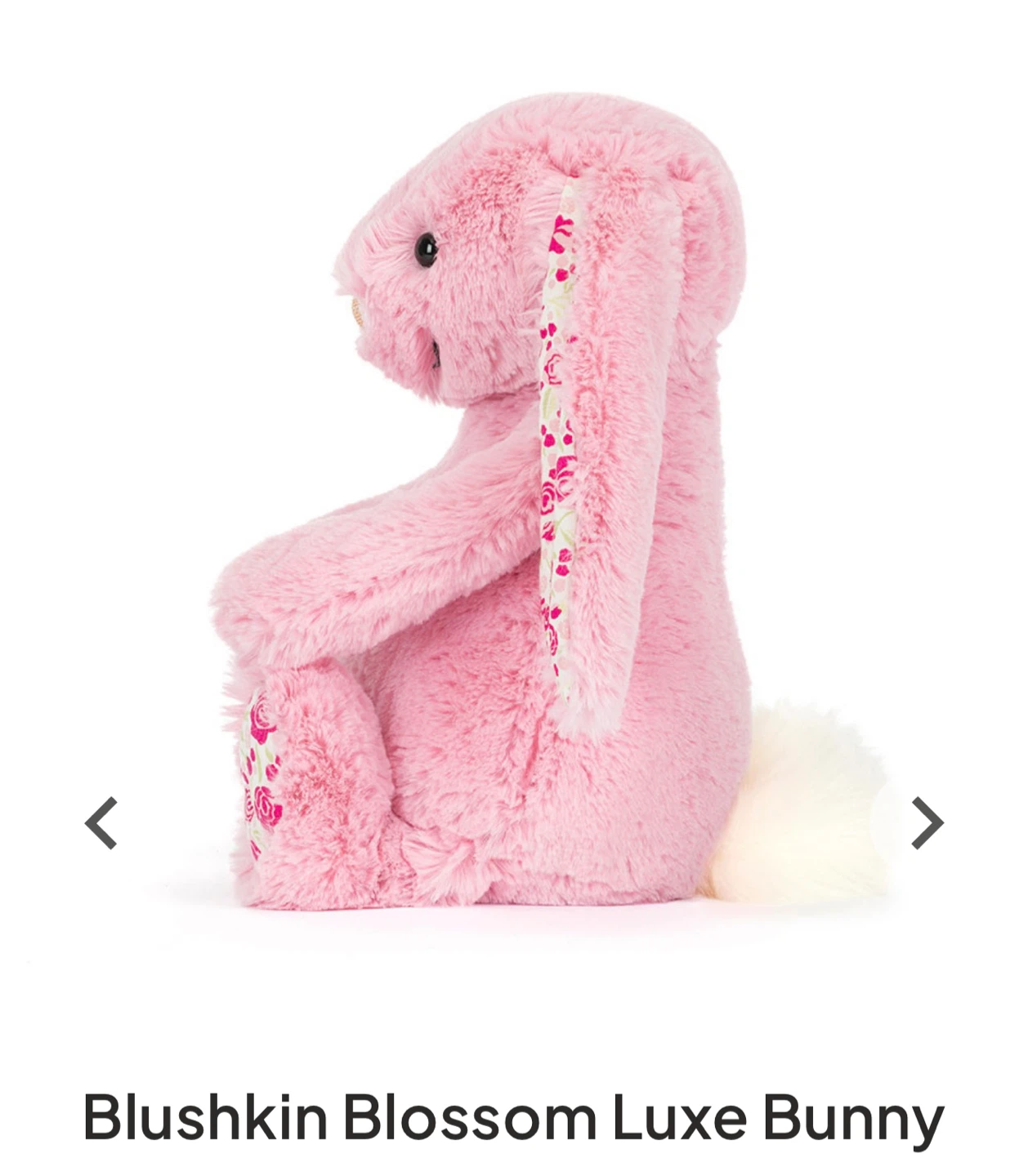 Jellycat Blushkin Blossom Luxe Bunny Plush Toy - photo 4