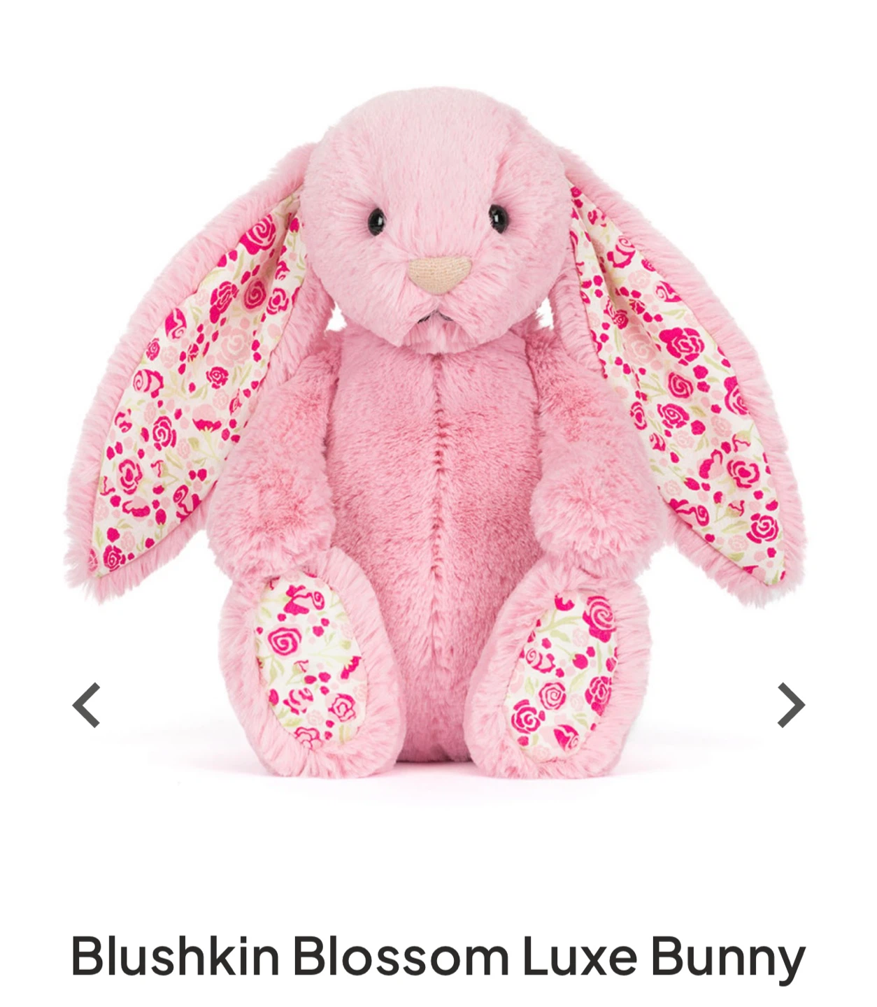 Jellycat Blushkin Blossom Luxe Bunny Plush Toy - photo 2