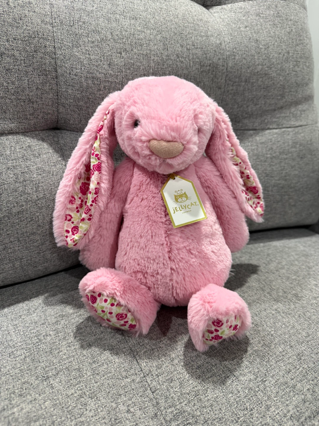 Jellycat Blushkin Blossom Luxe Bunny Plush Toy