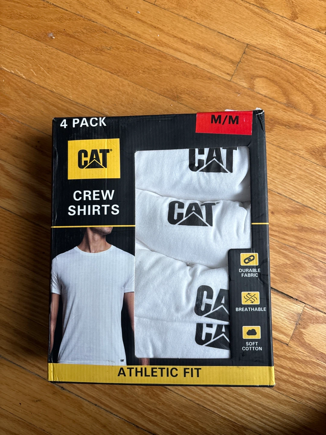 CAT Crew Shirts 4 Pack M/M White Athletic Fit - photo 2