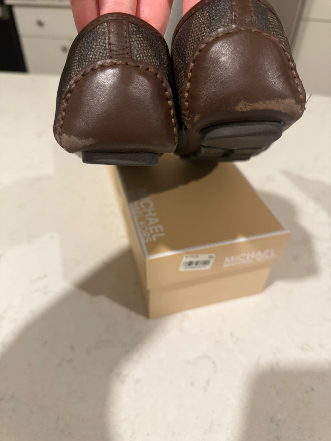 Michael Kors Brown MK Logo Ballet Flats - photo 4