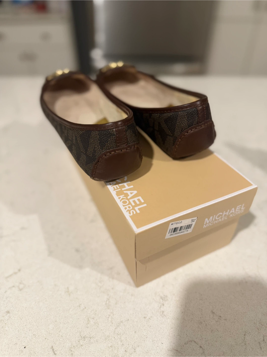Michael Kors Brown MK Logo Ballet Flats - photo 3