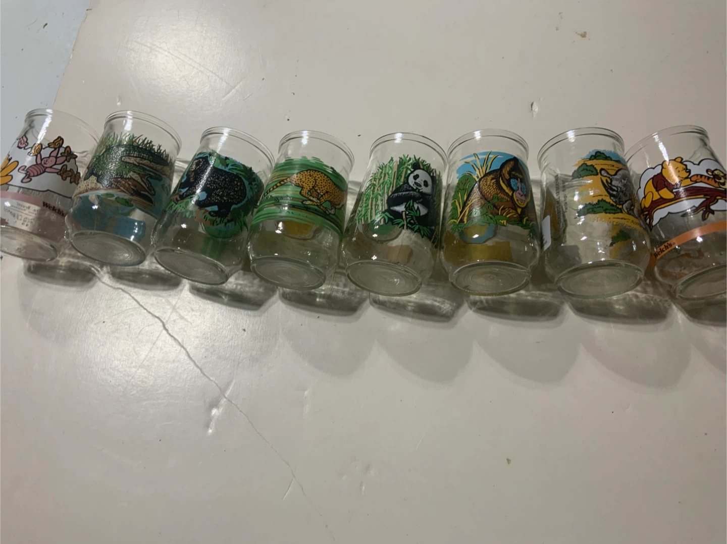 Welch's Glasses Collection - 7 Animal Glasses