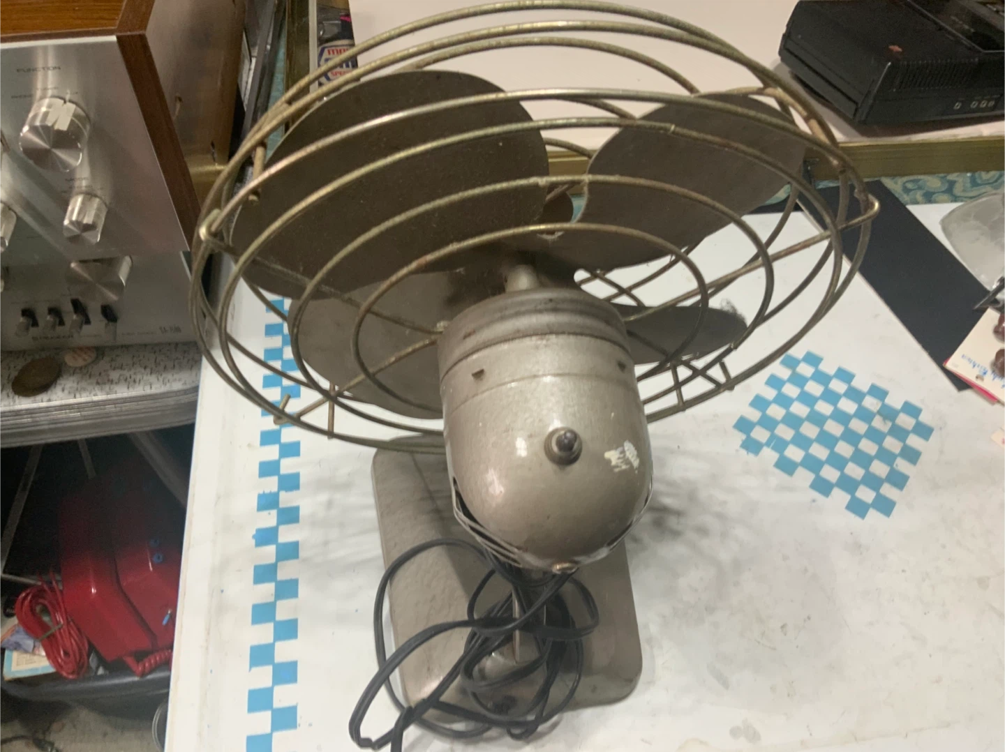 Vintage Emerson Oscillating Desk Fan - photo 2