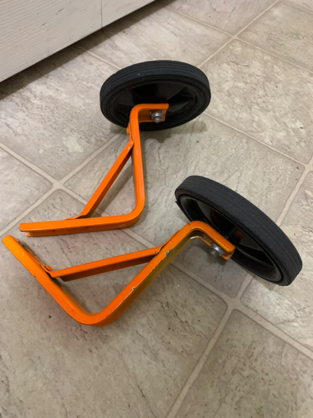Orange Bicycle Training Wheels - photo 2