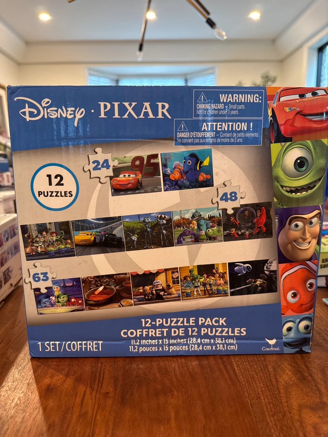 Disney Pixar 12-Puzzle Pack