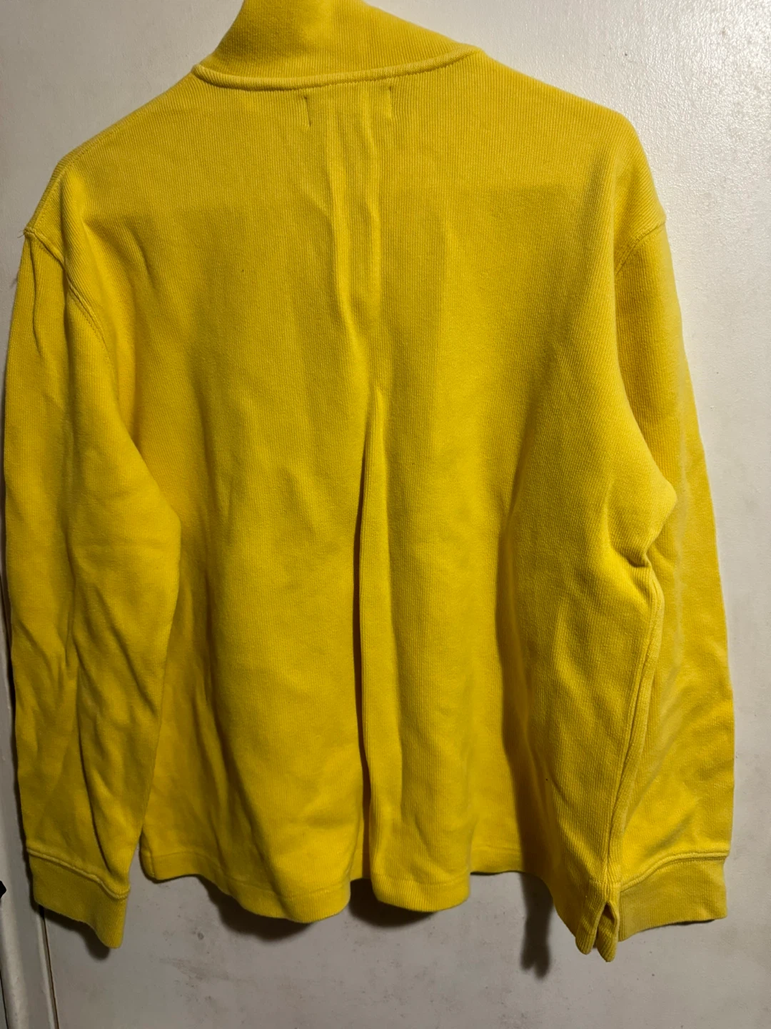 Yellow Polo Ralph Lauren 1/4 Zip Sweatshirt - Medium - photo 4