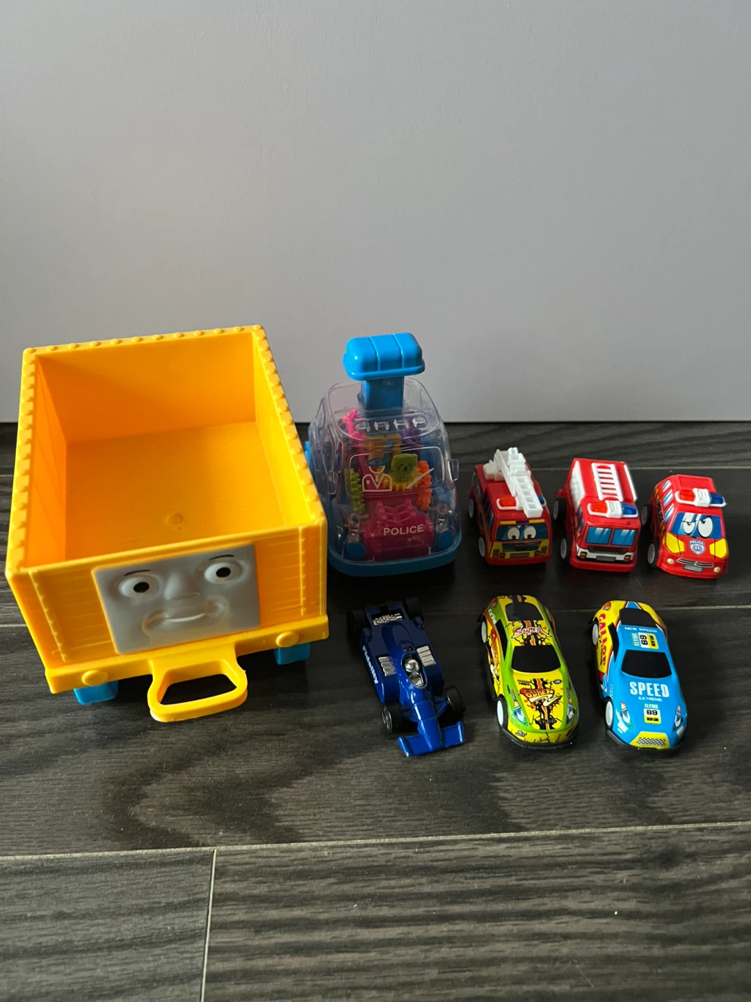 Toy Train Car and Mini Vehicle Set